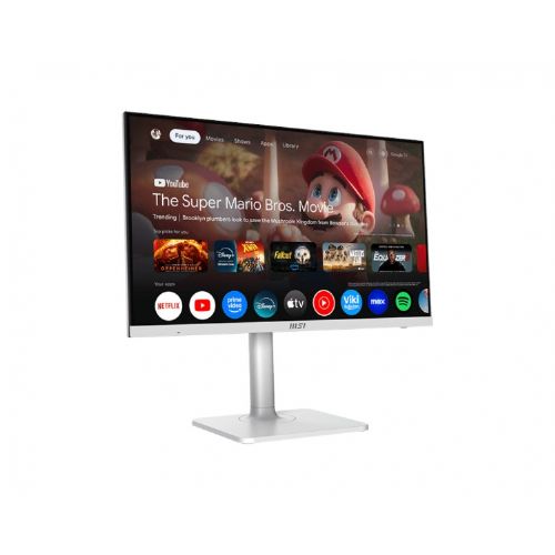 Monitor MSI Modern MD272UPSW / 27" / 4K UHD / IPS / 60Hz / 4ms (GtG) / KVM / bel - nastavljiv po višini - PD 65W 68,5 cm / 3840x2160