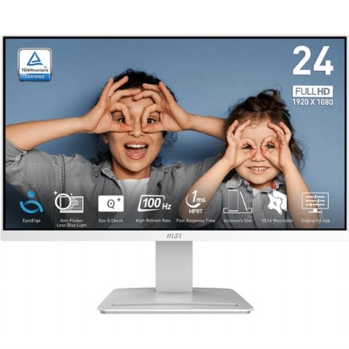 Monitor MSI PRO MP2412W / 23.8" / FHD / VA / 100Hz / 1ms (MPRT) / bijeli 60.5 cm