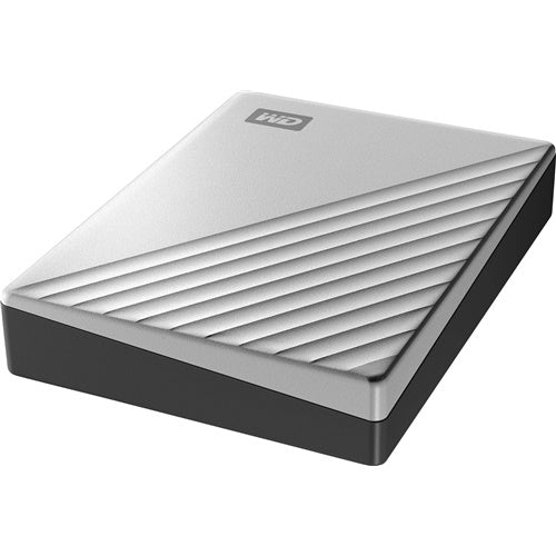 Zunanji HDD disk WD My Passport Ultra 4 TB, Externe Festplatte USB-C 3.2 Gen 1, srebrna