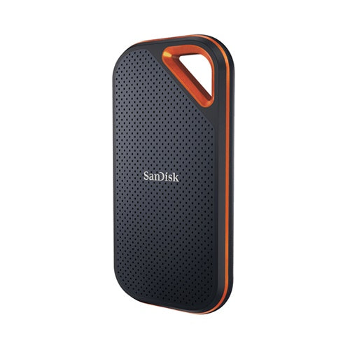 Zunanji SSD disk SanDisk Extreme Pro V2 4 TB, USB-C 3.2, črna/oranžna