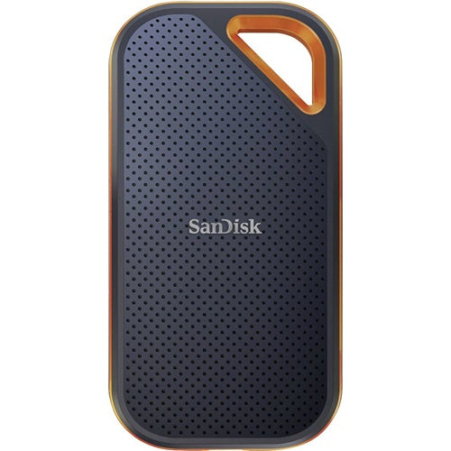Zunanji SSD disk SanDisk Portable V2 4TB, USB-C 3.2, 10Gbit/s,črna/oranžna