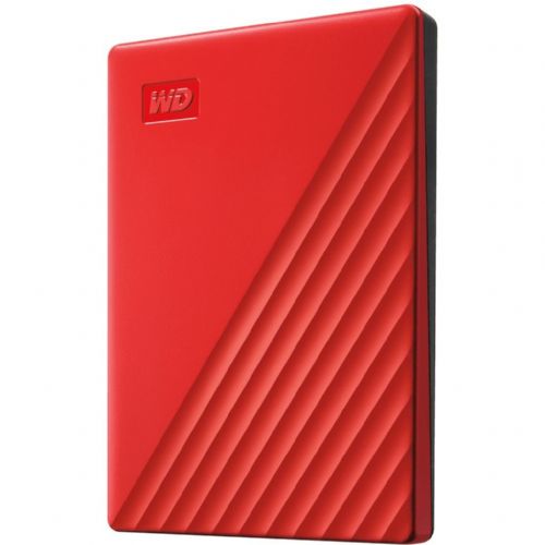 Zunanji HDD Western Digital My Passport 4 TB (rdeč, Micro USB-B 3.2 Gen 1)