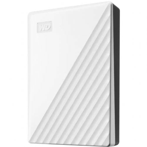 Zunanji HDD Western Digital My Passport 6TB (bel, Micro USB-B 3.2 Gen 1)