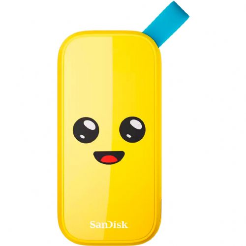 Zunanji SSD SanDisk Fortnite Portable SSD - Peely Edition 2 TB (rumen, USB-C 3.2 Gen 2 (10 Gbit/s))
